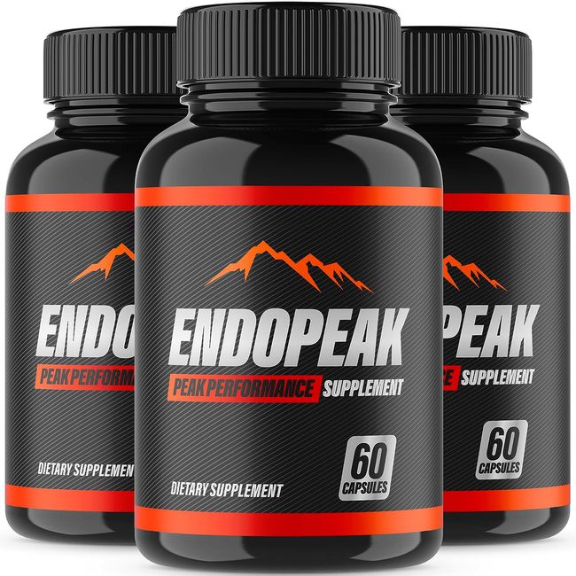 (3 pack) Endopeak Male Pills, Official Endopeak24 Supplement for Stamina Support