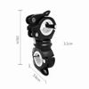 [2 Pack] Vonpri Flashlight Holder, Mount Bicycle Mounting Bracket Flashlight Holder Torch Clip 360º Rotation (White)