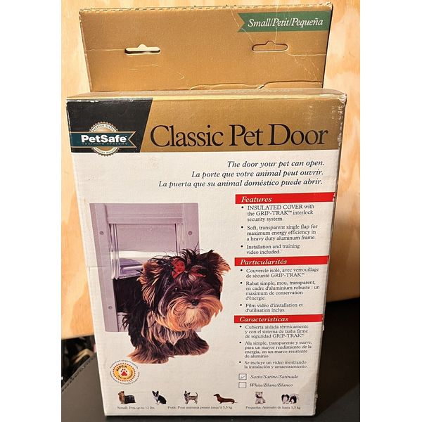 PetSafe pet door aluminum insulated cover interlock security system SMALL