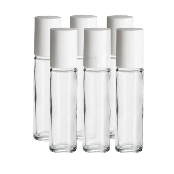 DMSO Store 6 Re-fillable Roll on kit 10ML. Roll On Glass Containers
