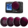 K&F Concept 4 Pack Screw On ND/PL Filter Kit for DJI Osmo Action 5 Pro/ Action 4