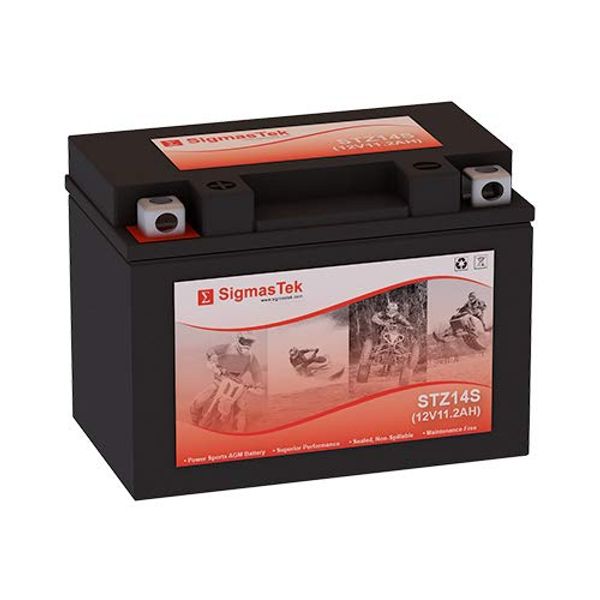 Chrome Motorcycle Battery YTZ14S-BS Motorcycle Battery (Replacement)
