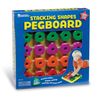Learning Resources Stacking Shapes Peg Board - 25 Piece - Ages 3-6