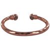 MAGNATURAL Pure copper bangle with magnets bracelets for women men solid cuff 3d shiny effect