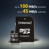 Intenso Professional MicroSDXC Memory Card, Class 10 UHS-I, 64 GB, blue