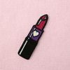 Glitter Lipstick Embroidered Applique Iron On Sew On Patch