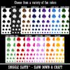 Three Leaf Clover Solid Temporary Tattoo Water Resistant Fake Body Art Set Collection - Light Pink (One Sheet)
