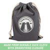 GoSports Cornhole Bean Bag Tote Carry Case - Fits 8 Bean Bags - Gray, Navy, or Natural