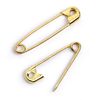 Prym Safety Pins, Brass, Gold, 23mm