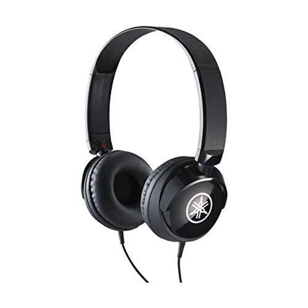 Yamaha HPH-50B Simple Compact Design Dynamic Closed Back Headphones, Black