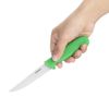 Hygiplas C862 Vegetable Knife, 4" Serrated, Green