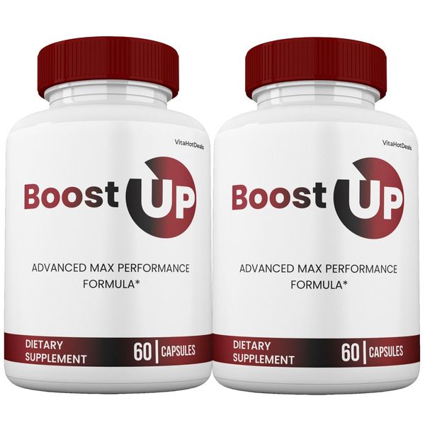 Boost Up Capsules, Max Strength Performance, Boost Up Pills for Men (2 Pack)