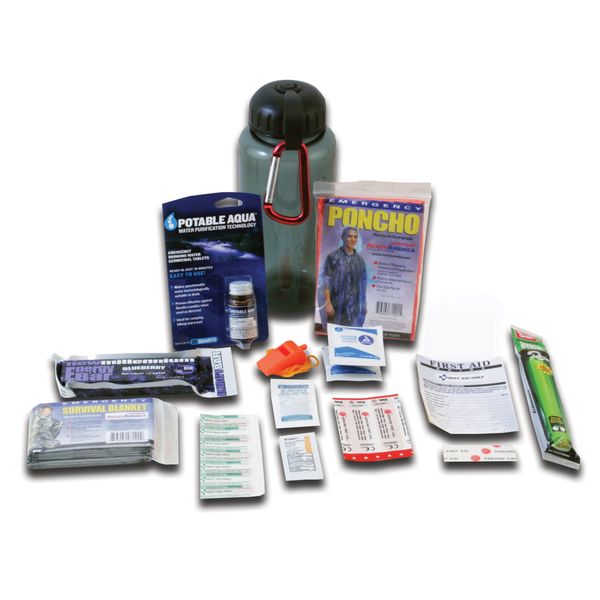 Ready America 70060 Deluxe Water Bottle Survival Kit