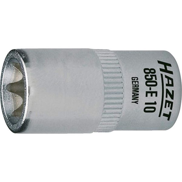 HAZET 850-E7 E Type Torx Socket, 0.25 inches (6.35 mm) Insertion Angle