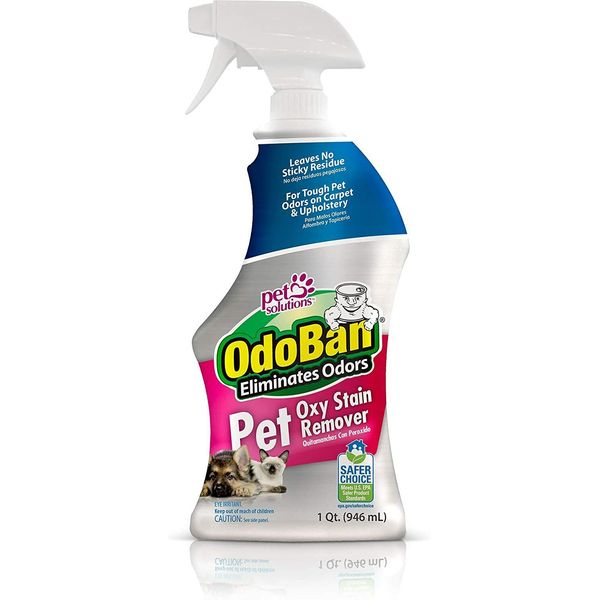 OdoBan Pet Solutions Oxy Stain Remover Pet Eliminates Odors 32 oz Spray