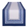 DII Table Top Décor Collection Spring & Summer Table Runner, 14x72, Porto Stripe Print