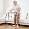 VEVOR Folding Walker Aluminum Mobility Walker Aid with Adjustable Height 350LBS