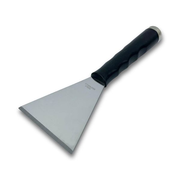 ALLGET Stainless Steel Chisel Pole Scraper 4", Paint Scraper, Wall Paper Scraper, can be installed with an extension pole (4")