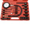 18Pcs Diesel Engine Compression Gauge Tester Kit Cylinder Pressure Test Tool Set