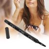 4 in 1 Telescopic Makeup Brushes Set, Lip Eyebrow Eyeshadow Cosmetic Brushes Mini Portable Retractable Face Makeup Brushes Kits for Travel(black)