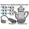 Power Cord For Farberware SuperFast Percolator Coffee Pot Model 122B 135 145TS