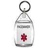medical alert pacemaker keyring handmade in gb