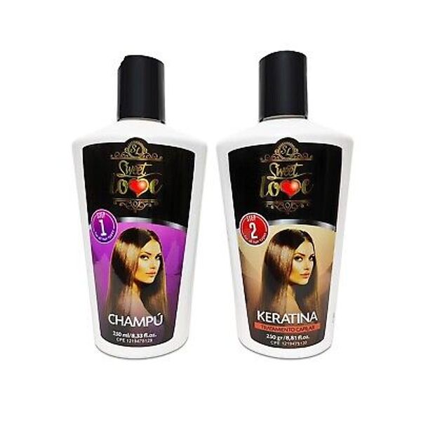 Sweet Love Keratin Hair Treatment | Set of 2 bottles