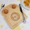 'Capybara in Circle Frame' Wooden Breakfast Board (WB00085190)