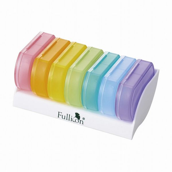 Rainbow pill case, oval type MB002 10x points per week