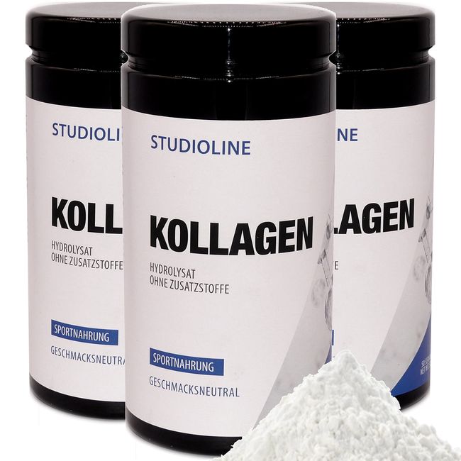 100% Reines KOLLAGEN HYDROLYSAT 500g | Ultra feines Pulver | Ohne Zusatzstoffe | Geschmacksneutral | Hohe Wertigkeit 90g Eiweiß | Sehr ergiebig