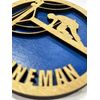 Lineman Christmas Tree Ornament | Gift for Lineman | Electric Worker Ornament