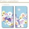 iPhone7 Plus Smartphone Case Notebook Type Compatible with All Models Flower Pattern