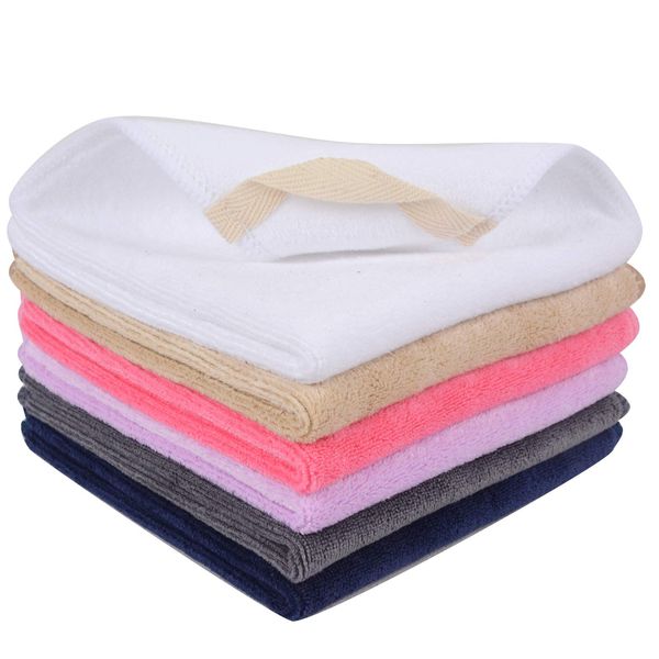 SINLAND Microfiber Facial Cloths Fast Drying Washcloth Absorbent Face Wash Cloth Soft Makeup Remover Cloths 12inch x 12inch