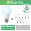 LED Light Bulbs Daylight 5000K, 60 Watt Equivalent LED Bulbs, A19 Standard Bu...