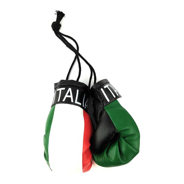 Red Hat Ent Hanging Car Mirror Mini Boxing Gloves (Italy)