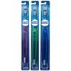 Oral-B Indicator Flat Trim Toothbrush, 30 Soft (Colors Vary) - Pack of 3