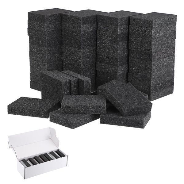 OwnMy 50PCS Sponge Trading Card Dividers for Trading Card Storage Box to Fill Extra Space, Shock-Absorbing Sponge Card Separators Trading Card Spacers Sponge Trading Card Dividers Game Card Organizers