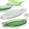 Set 4 Serax Fish & Fish Dish 9 1/16 in Transparent Green