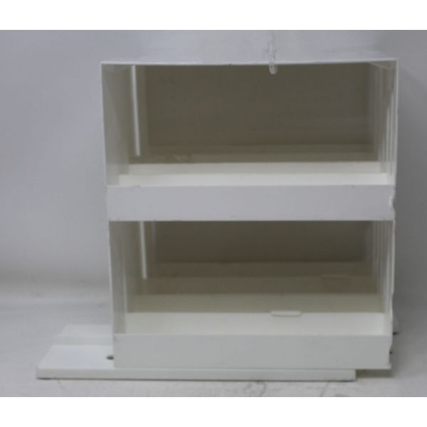 StoreSmith Slim Sliding Storage Racks 2 Pack White