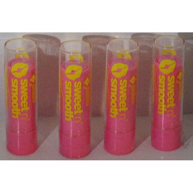 4 Jordana Sweet n' Smooth Nourishing Lip Balms YUMMY STRAWBERRY #02 Sealed