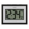 513-1422S La Crosse Technology Atomic Digital Wall Clock with Indoor Temperature