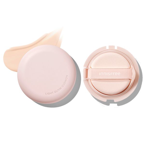 Innisfree Light Glow Cushion [21N Vanilla] SPF26 PA++ 14g + Refill 14g