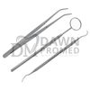 45 Basic Dental Instruments Set Tweezer Explorer Mirror plier German Grade