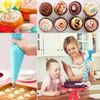 24 Pc Cake Icing Piping Nozzle Decorating Tips Baking Cooking Holidays Stainless
