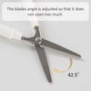 Sunstar Stationery S3717488 Sticky Scissors, Compact, Deep Blue x Beige