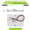 4x RV Interior LED Ceiling Light Fixture 12v LED 400 LUMEN EXTRA BRIGHT Dimmable