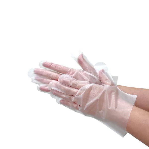 LACCU Polyethylene Gloves, Restaurants, Supermarkets, Food Dispensing, Smartphone Compatible, Food Sanitation Act Compliant, Pack of 100, S