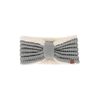 BICKLEY + MITCHELL Girl's Chunky Cable Headband, Grey, One Size, gray