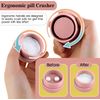 Multifunction Pill Cutter 3 in 1 Splitter/Crusher/Box for Small Pills (Pink)