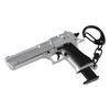 WoSporT Desert Eagle Keychain 1/4 Scale Model Gun, Silver
